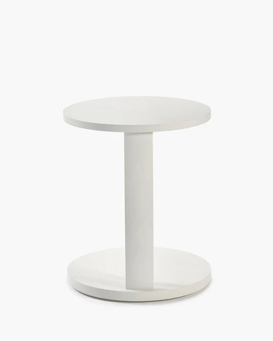Table d'appoint basse hêtre crème Aura