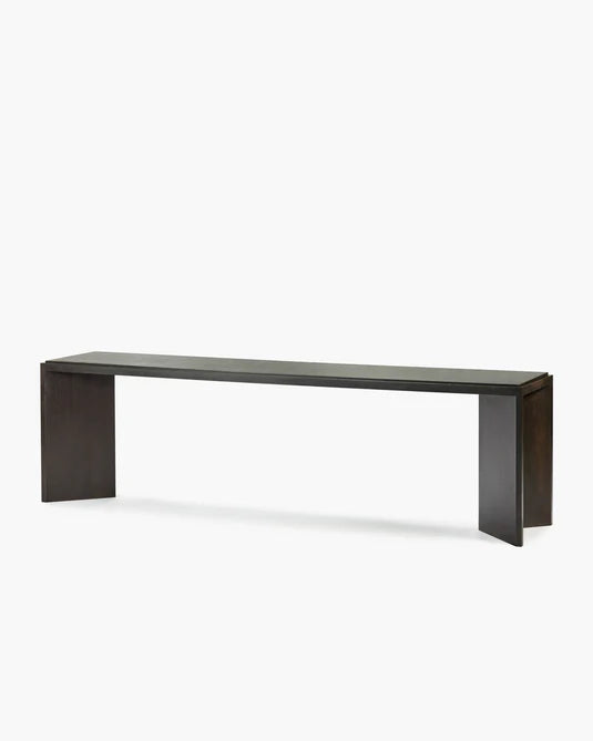 Kubé 2 bruine eiken console