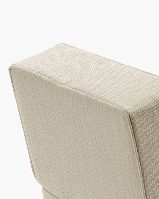 Natuurlijke kokosbank + zwart eiken frame Ono 1