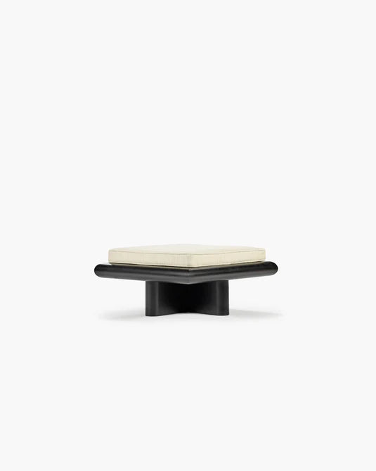Banc S coco naturel + cadre tulipier teinté foncé Taka