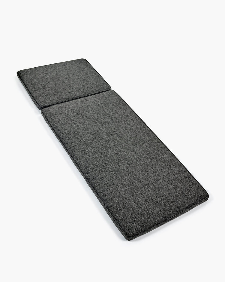 August Black Outdoor Deckchair Cushion