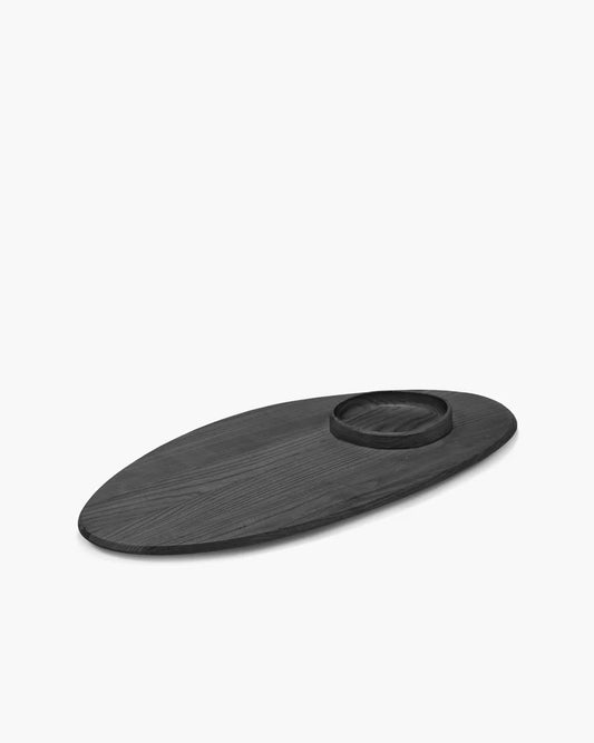 Soucoupe + bol 02 noir Dune