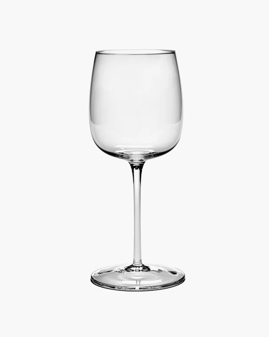 Verre à vin rouge courbé transparent Passe-partout