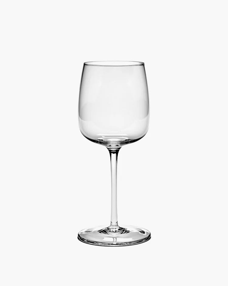 Verre à vin blanc courbé transparent Passe-partout