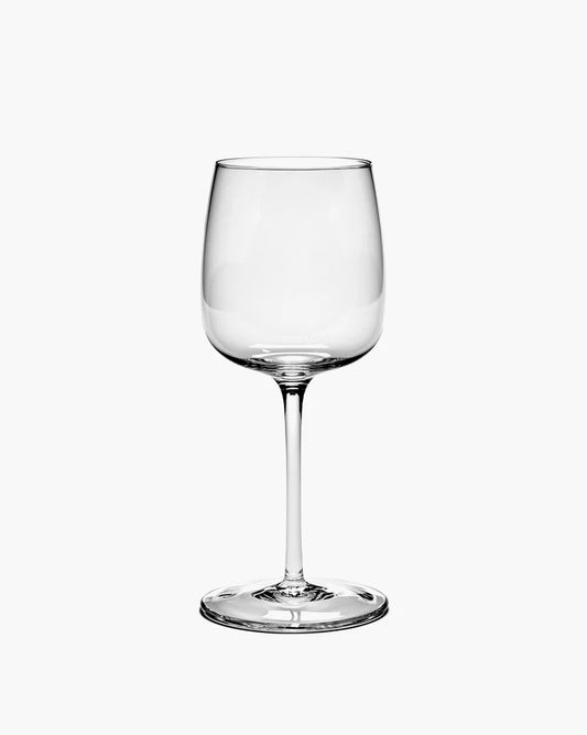 Verre à vin blanc courbé transparent Passe-partout