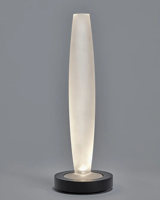 Vase/lampe de table noir blanche Lys 3