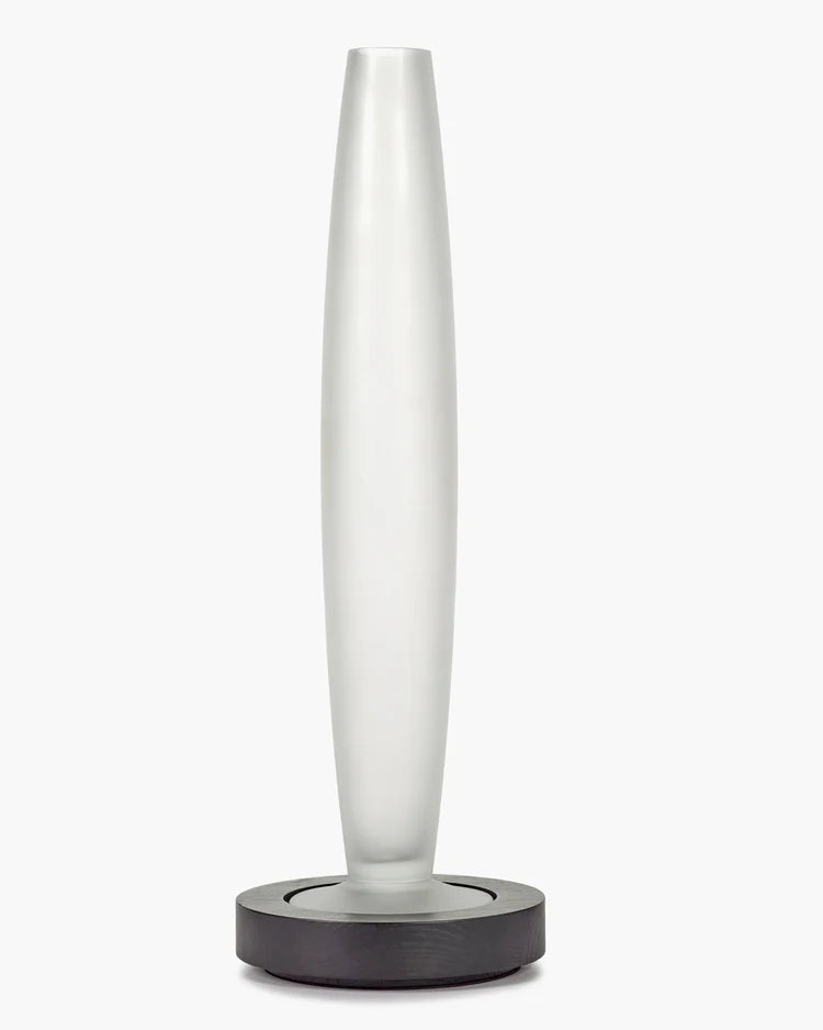 Vase/lampe de table noir blanche Lys 3