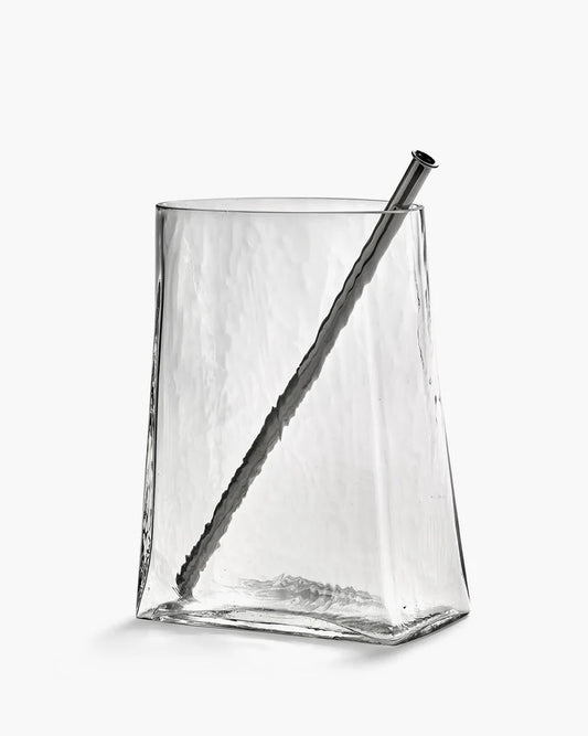 Vase avec tube en verre 03 transparent Josephine