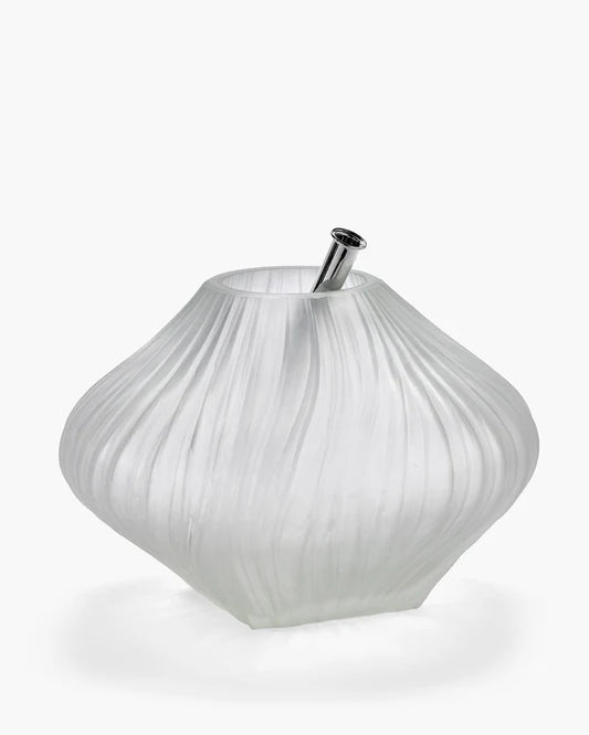 Vase avec tube en verre 04 transparent mat Josephine