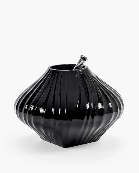 Vase avec tube en verre 04 transparent mat Josephine