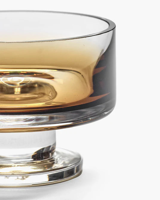 Low footed bowl S Amber Zuma