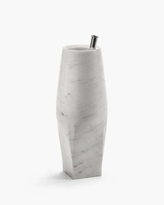 Vase with glass tube 08 S white Josephin