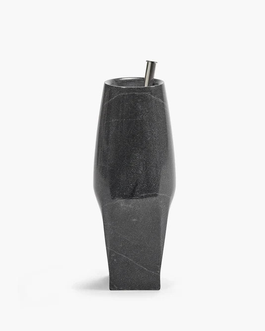 Vase with glass tube 08 S black Josephine