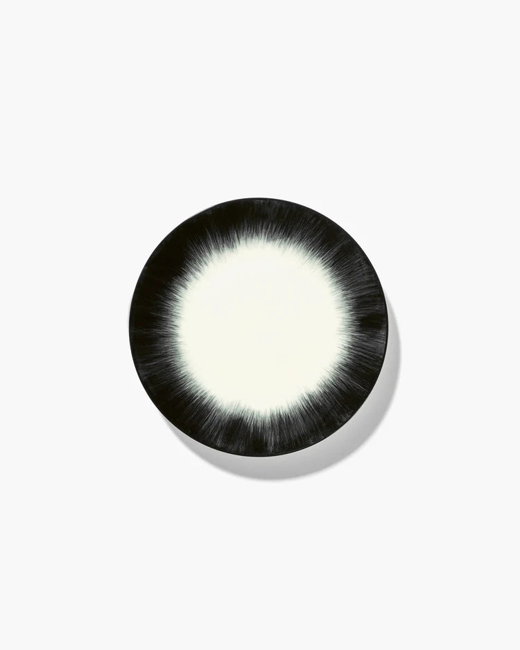 White/Black Breakfast Plate Variation 4 Dice