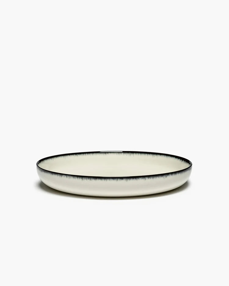 XL deep plate white/black variation a Dé