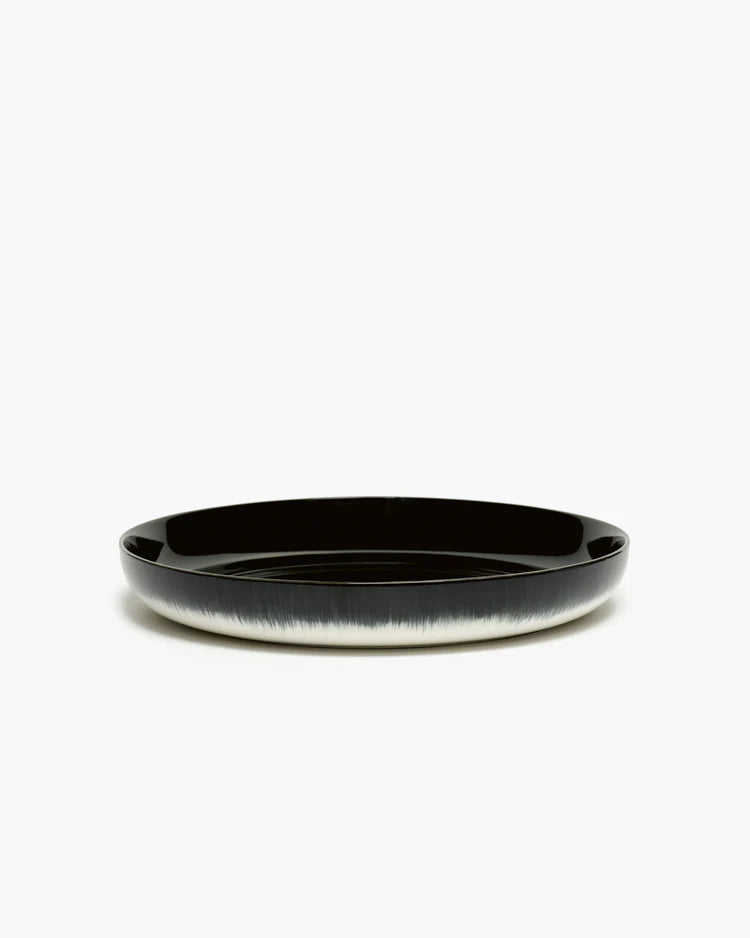 XL deep plate white/black variation b Dé