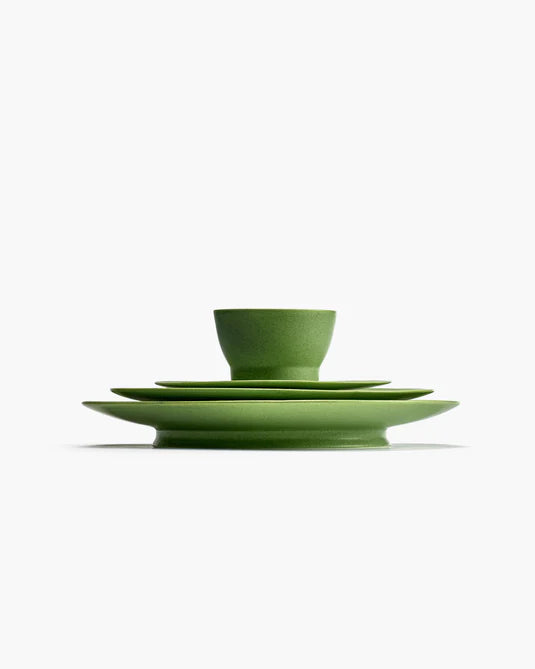 Assiette de petit-déjeuner vert Ra