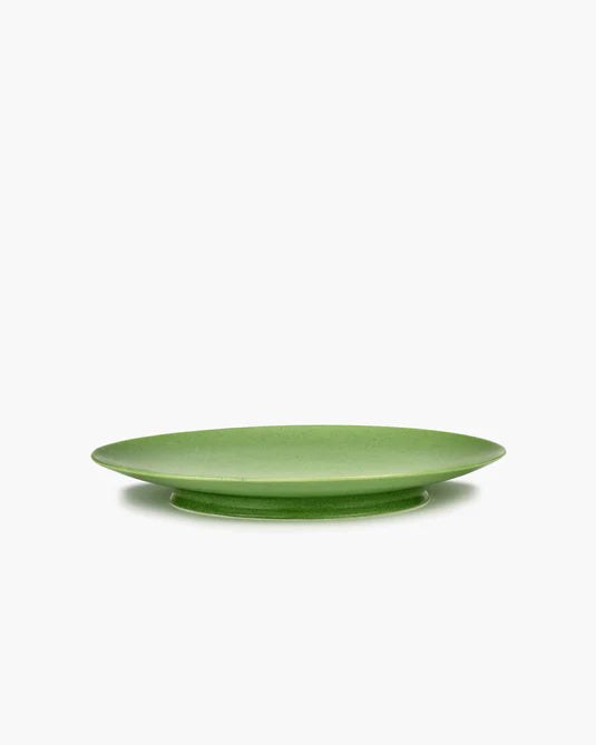 Assiette à dîner vert Ra