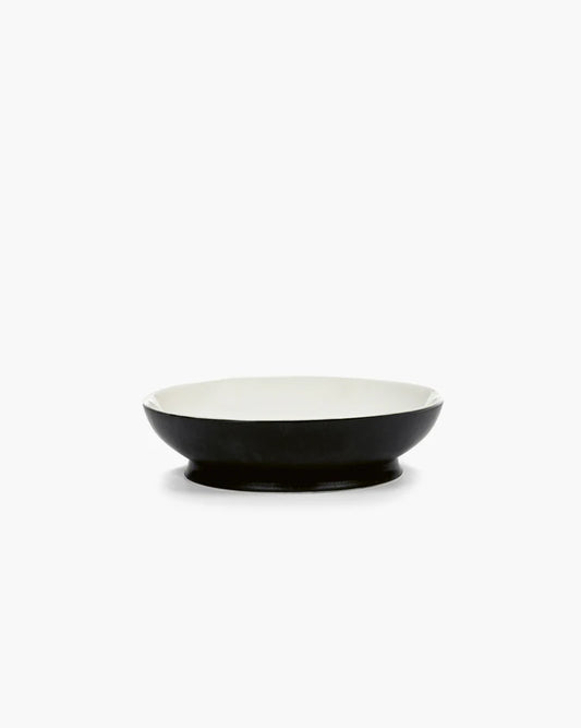 Bol à soupe noir/blanc cassé Ra