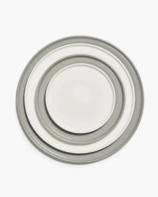 Assiette de petit-déjeuner basse ivoire Cena