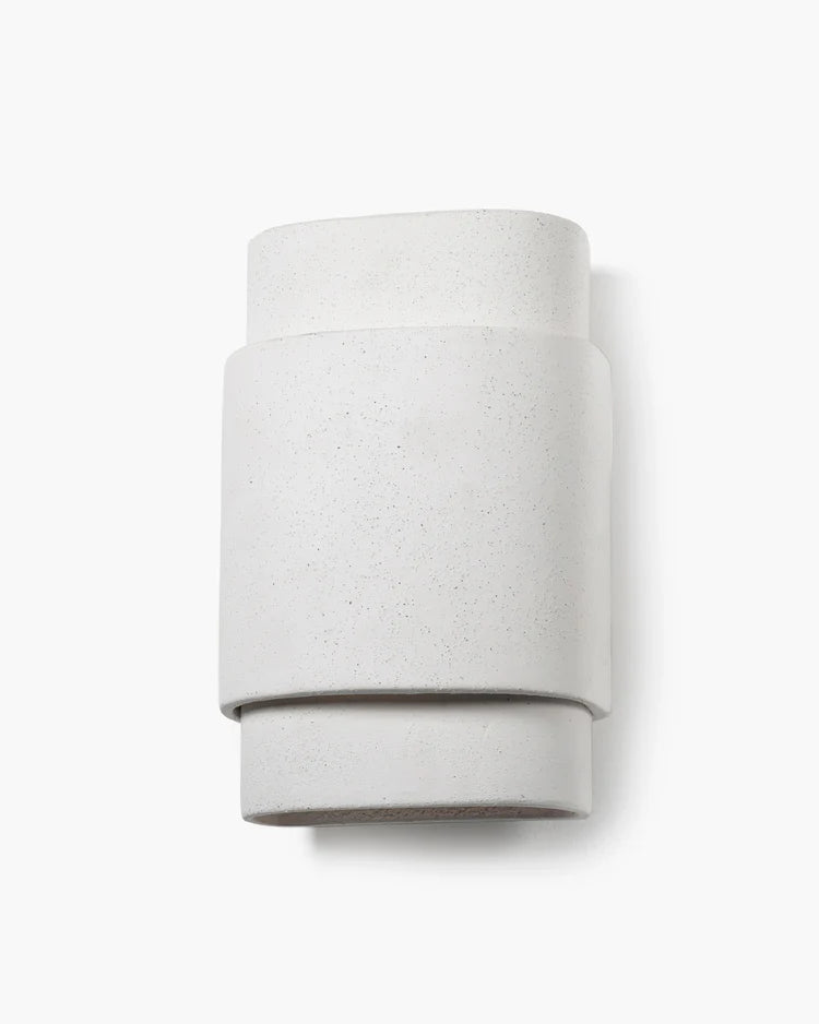 Beige stenen wandlamp