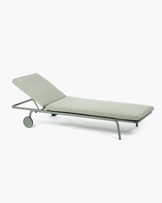 Auguste Green Aluminum Deckchair