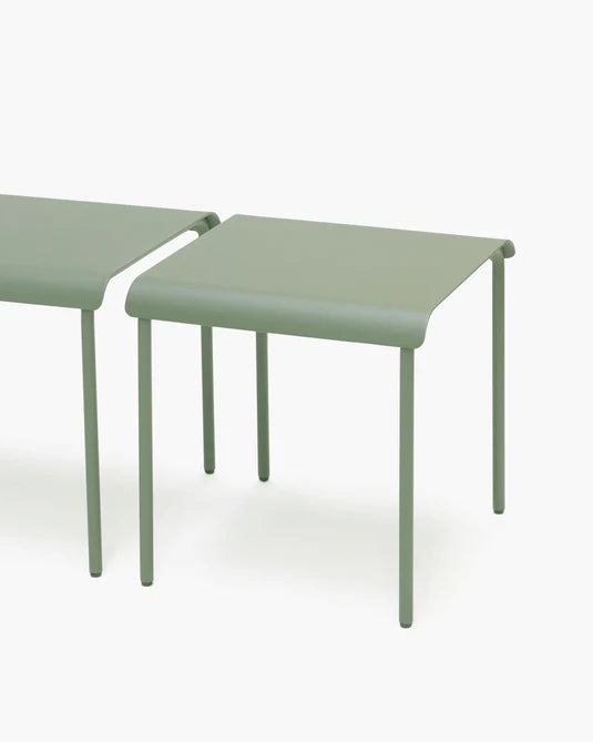 August Green Outdoor Stool 