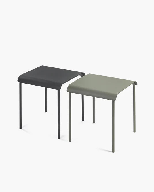 August Green Outdoor Stool 