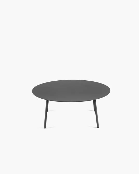 August L Outdoor Side Table Black