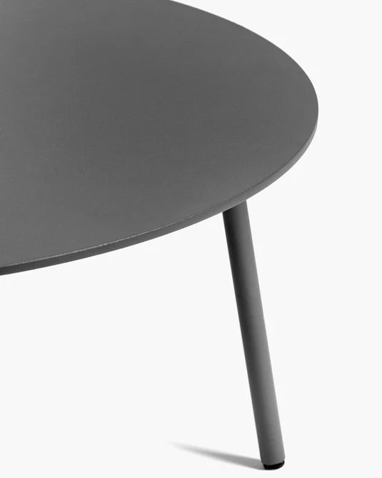 August L Outdoor Side Table Black