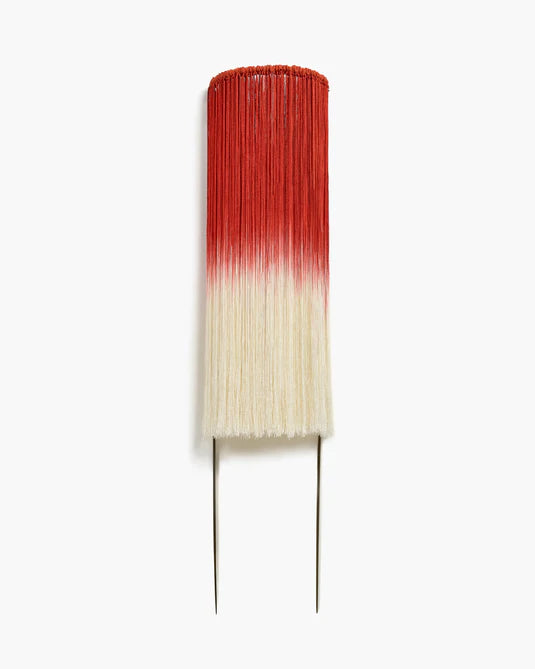 Edo scarlet/cream wall lamp