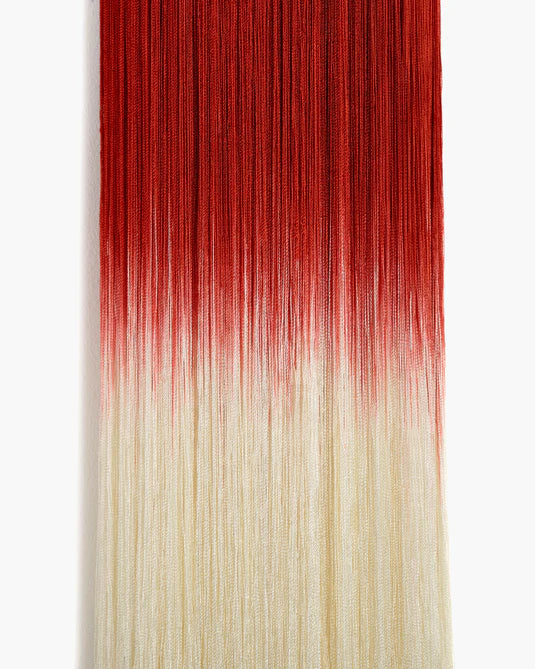 Edo scarlet/cream wall lamp