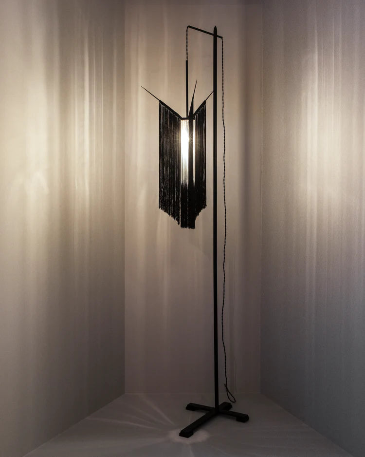Chan 2 zwart/witte vloerlamp