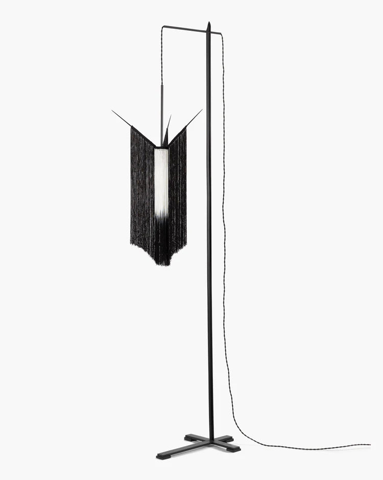 Chan 2 zwart/witte vloerlamp