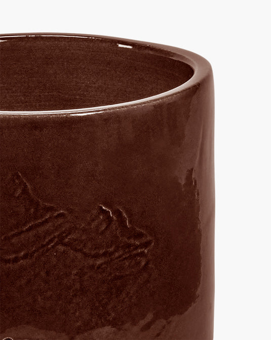 Pot de fleurs 02 Vaso Brun