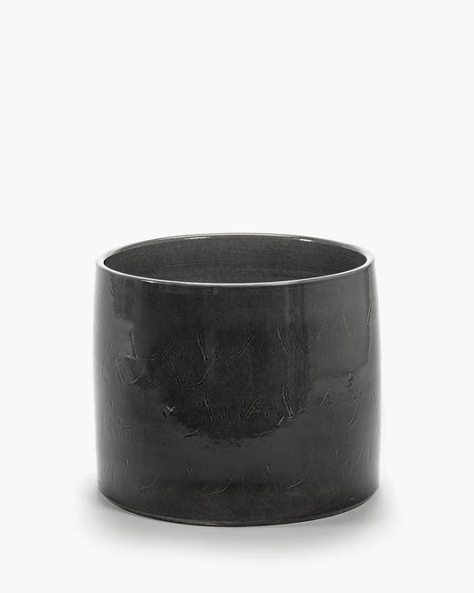Pot de fleurs 03 Vaso Anthracite