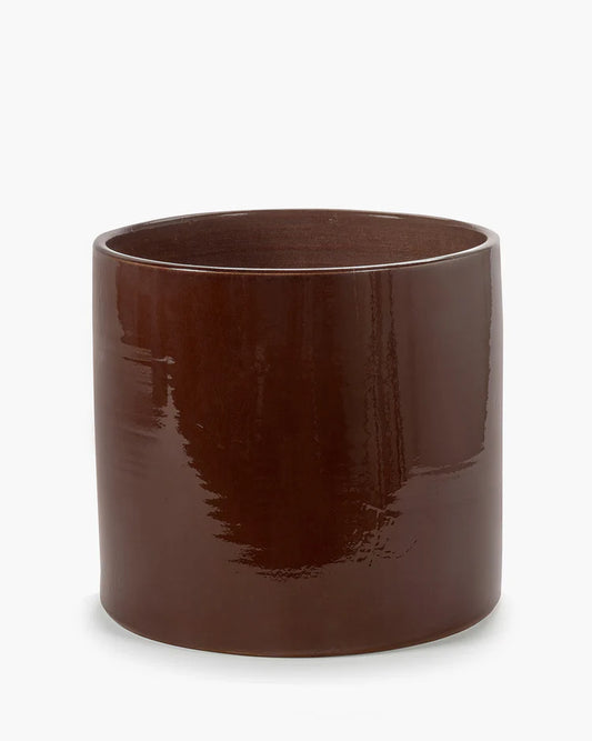 Pot de fleurs 04 Vaso Brun
