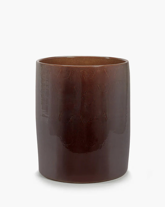 Pot de fleurs 08 Vaso Brun