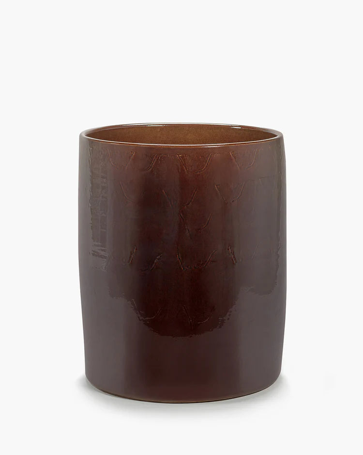 Flowerpot 08 Vaso Brown