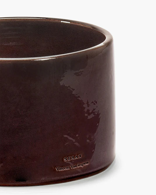 Plant bowl 01 Vaso Brown