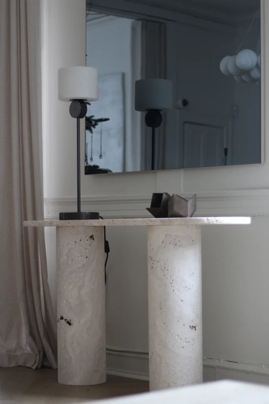 Kubé 2 bruine eiken console