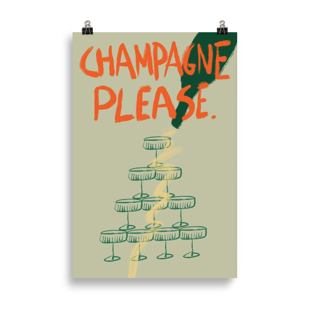 Champagne Please poster