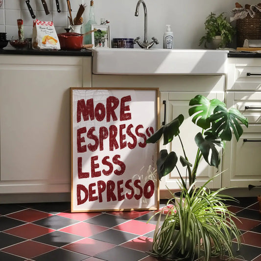 More Espresso Poster