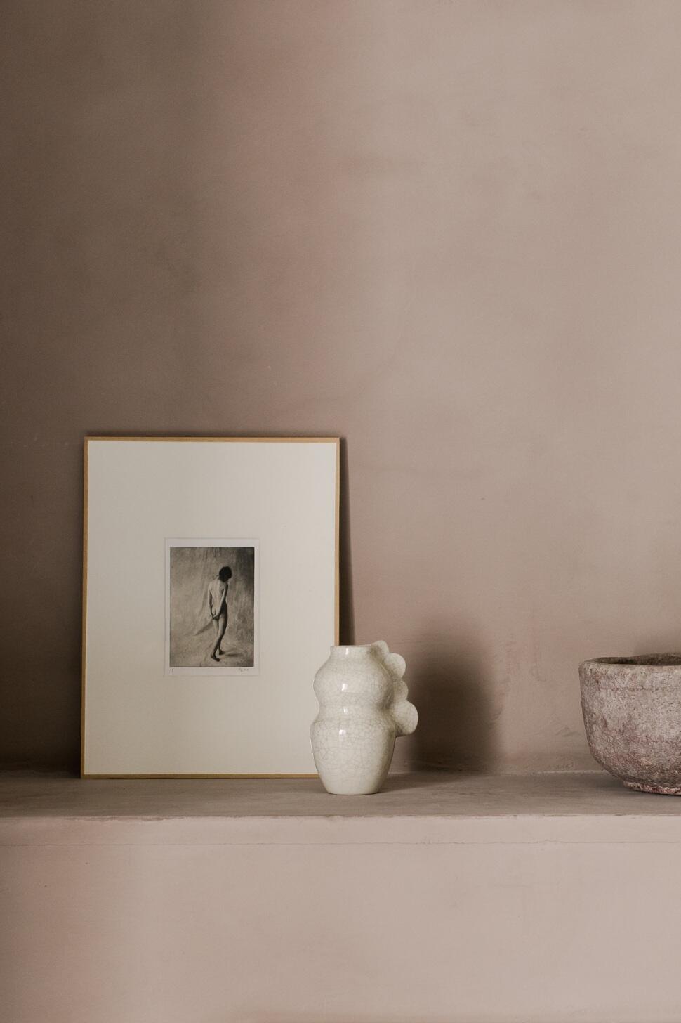 Medea Vaas Crackle Quartz