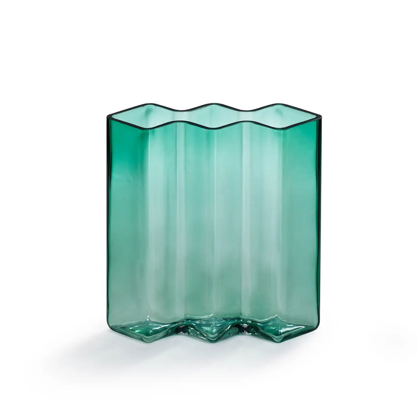 Vase Row Three green 